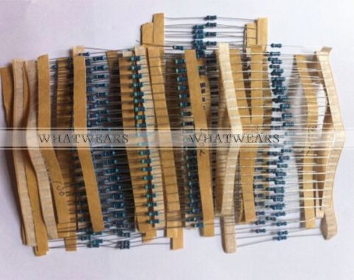 600x 30 kinds each 20 1/4w resistance 1% metal film resistor bag muk for sale