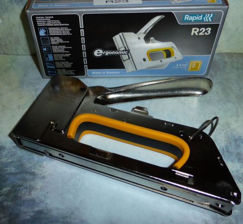 NEW in Box RAPID 23 Manual Stapler POSTER DISPLAY FABRIC Applications