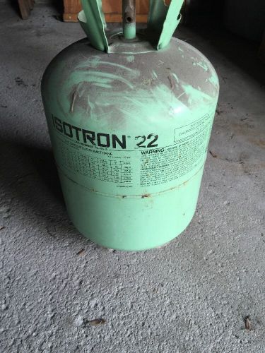 Isotron R 22 Freon Tank Local Pickup Only!