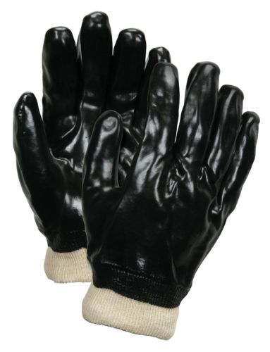 Large knit wrist chemical workglove for sale