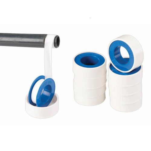 10 pc plumber thread seal tape 1/2&#034; x 44 ft  metal pvc pipe water air gas fix for sale