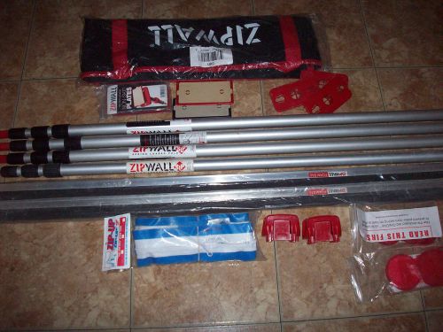 NEW 4 ZipWall PL Poles Dust Barrier System 12&#039; Extention MSRP $250.00 &amp; UP NIB