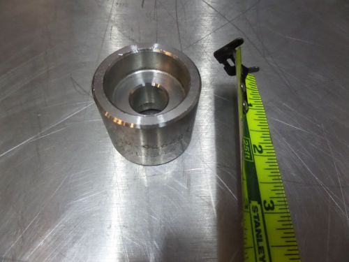 High Pressure 304 Stainless Steel 1&#034; x 1/2&#034; Socket Weld Reducing Coupling Italy