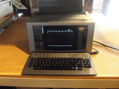 Vintage Panasonic Word Processor KX-W1500 w/ Keyboard Works!