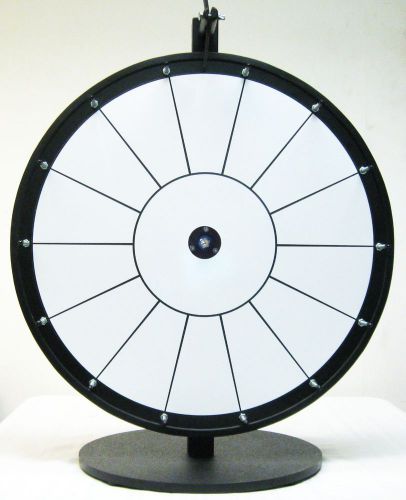 24&#034; White Dry Erase Prize Wheel with 14 sections! Discount--Minor Scratches