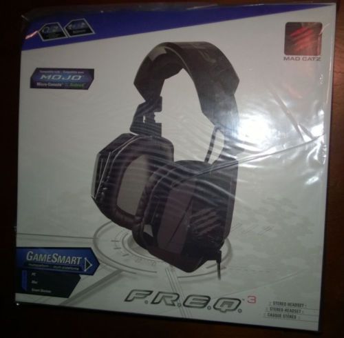 Mad Catz MCB434090002/02/1 F.R.E.Q.3 Stereo Gaming Headset for PC, Mac and Smart