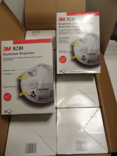 160 X 3M Particulate Respirators N95 approved. Sanding grinding... 8 boxes of 20