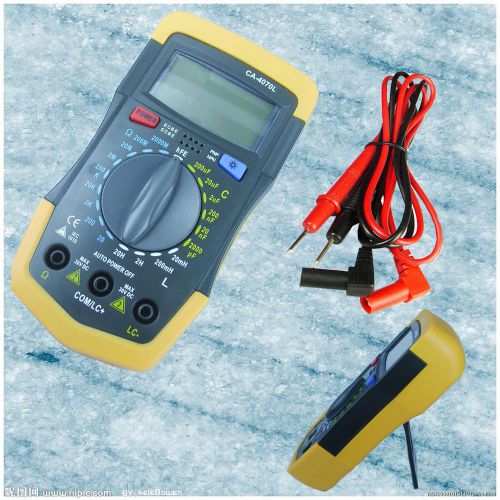 LCR RCL INDUCTANCE CAPACITANCE RESISTANCE METER + Leads
