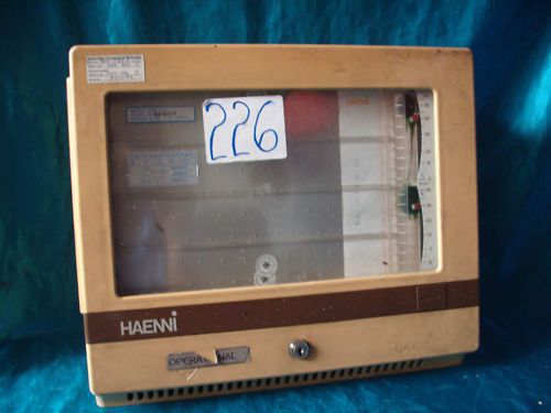 Haenni krk 501 krk501 temperature chart recorder for sale
