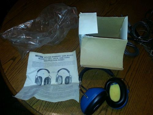 WILLSON SOUND BARRIER EAR MUFFS MODEL 365/365A NOS Vintage.  The good ones.