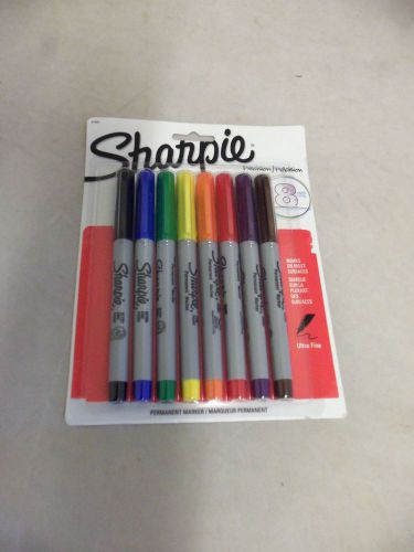 SHARPIE PRECISION ULTRA FINE POINT PERMANENT MARKERS 8 PACK NEW 37600