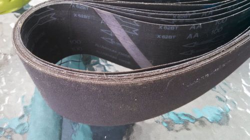 Sanding Belts; 4&#034; x 54&#034;; Aluminum Oxide (Lot of 24 each)