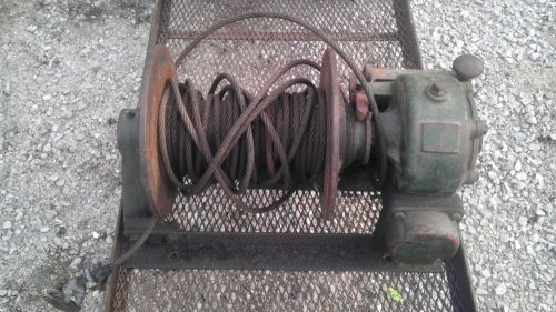 Rhino pto hydraulic cable winch 8000 lbs hook mud truck for sale