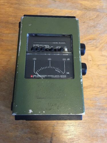 General Radio 1933 Sound Level Meter With Original Instruction Manual Rare!