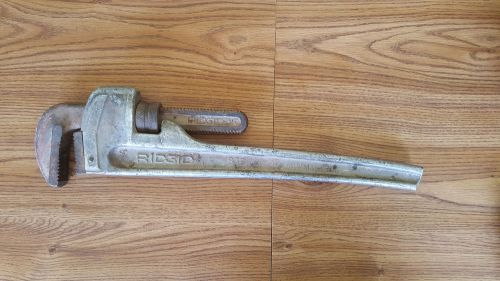 Ridgid 36&#034; aluminum h.d. pipe wrench tool no. 836 36-900mm heavy duty for sale