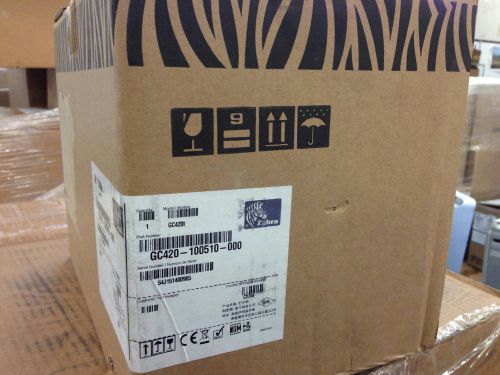Zebra gc420 usb/serial/parallel thermal transfer label printer gc420-100510-000 for sale