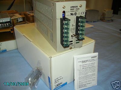 NEW Omron S82F-1524 Power Supply 100-240VAC to 24VDC