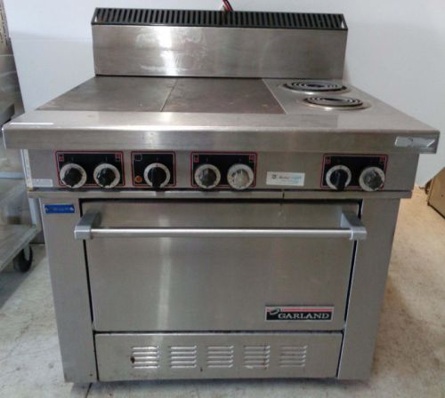 S686-2L Garland Electric Range 2 Hot Plates with Standard Oven and 2 open burner