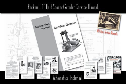 Rockwell 1&#034; Belt Sander/Grinder Owners Manual
