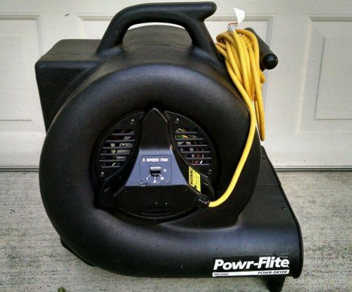 Powr-Flite PD500 0.5 HP Carpet Drying Air Mover Industrial Floor Dryer