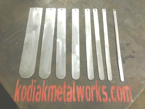 Caulk tools, Spatulas, Slicks, Set of 8, Made in USA