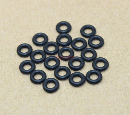 O-Shape Rubber Ring Shock Absorbing Pads for 3mm 4mm Screw x100pcs