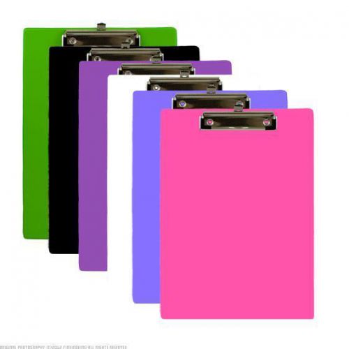 BAZIC Bright Color  Standard Clipboard with Low Profile Clip 48Pcs 1829-48