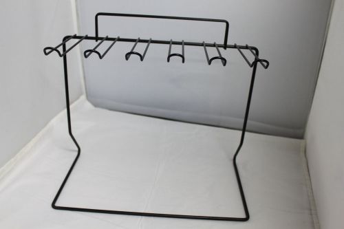 Black Wire retail Counter Rack Display Hooks jewelry charms pouches