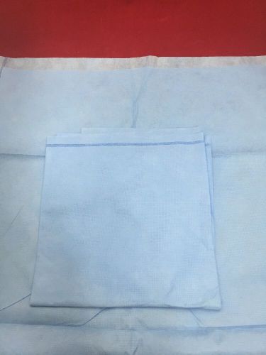 NEW BOX OF 100 Disposable Blue Nonwoven Pillowcases 20&#034;x30&#034;