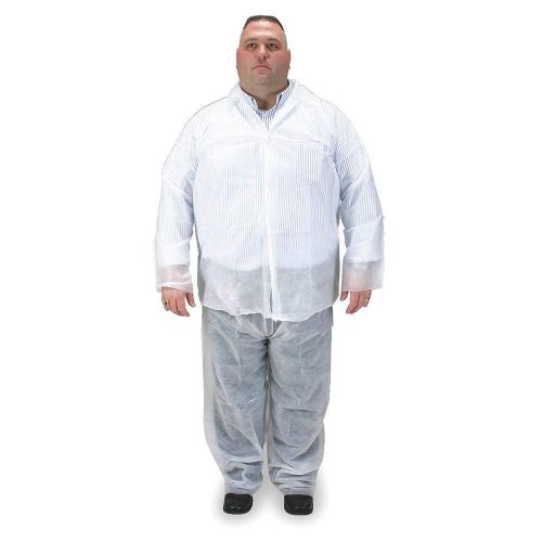 Condor disposable collared shirt, white, s, pk25, new, free shipping, @3c@ for sale