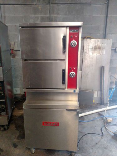 USED Vulcan Gas Convection Steam Oven,  Two Compartment Steamer VSX24G
