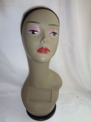 Ladies mannequin head- wig-hat stand-swivel turns for sale
