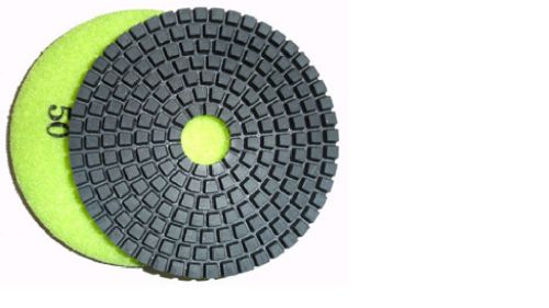 4&#034; jx shine40 diamond polishing pads 4 mm thick 50 grit for sale