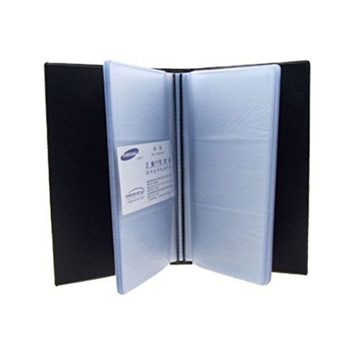 Amico 1 x black business name card holder book for 144 cards for sale