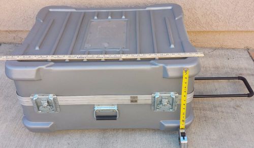 32x25x12 wheeled shipping hard equipment case waterproof meets ata specs handle for sale