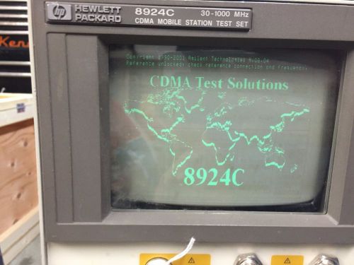 8924C CDMA Mobile Station Test Set | HP Agilent Keysight