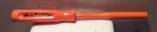 Sibille Fameca  1000V  INSULATED HEXAGONAL NUT DRIVER #IS36-3/16 ~New