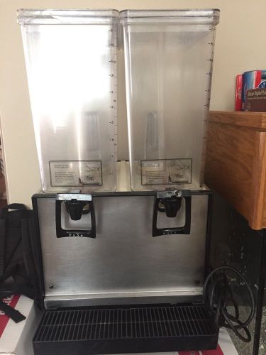 Commercial Refrigerated Dual 5 Gallon Twin Tank Cold Drink Dispenser Restaurant