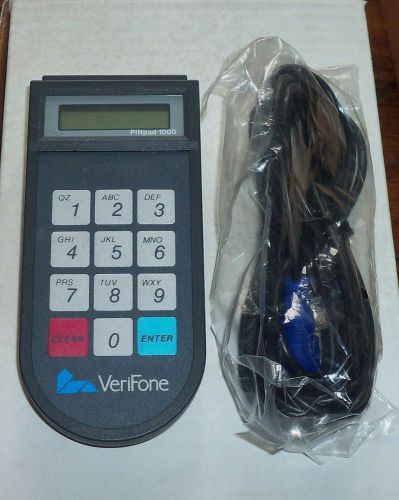 VeriFone PIN PAD 1000 w/ 18&#039; flat CABLE for POINT of PURCHASE SALES