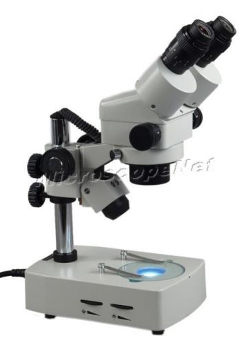 7x-45x zoom stereo dual halogen illumination binocular microscope for sale