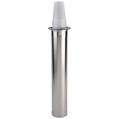 In-counter stainless cup dispenser, san jamar, c3400ch #1229 for sale