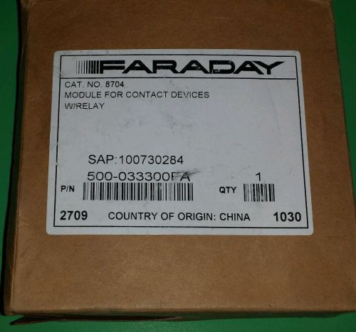 Faraday 8704 Module for Contact Devices With Relay 500-03300FA