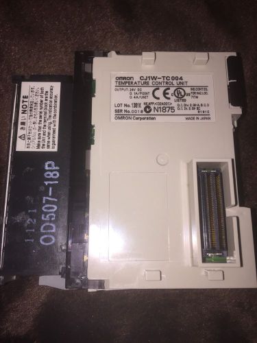 1) NEW  OMRON PLC extension module CJ1W-TC004  2 month warranty