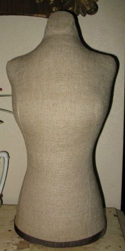 NEW Small Pinnable Dress Form Mannequin ~ Linen ~ Tabletop Size