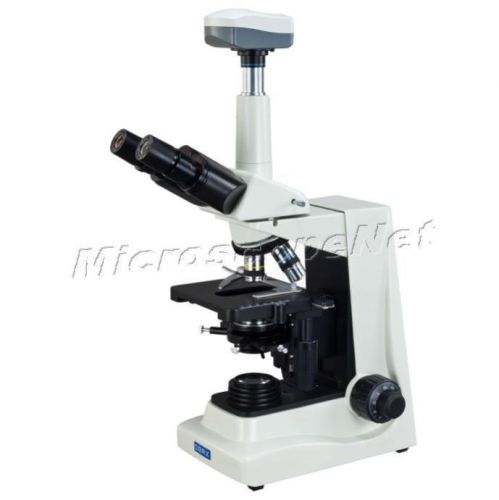 1600x phase contrast compound siedentopf plan microscope w 9mp digital camera for sale
