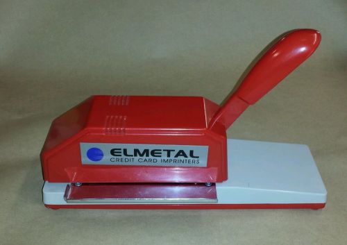 Elmetal Manual Slide Credit Card Flatbed Imprinter