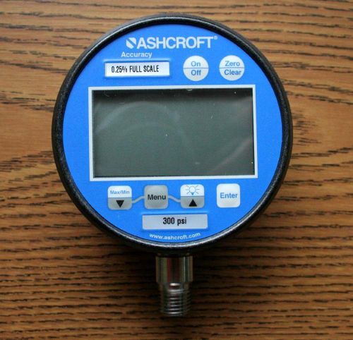 Ashcroft digital pressure gauge, 30 in hg for sale