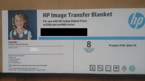 NEW IN BOX HP INDIGO Q4617A Image Transfer Blanket Kit FOR WS3200, WS4000