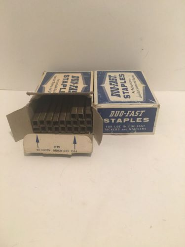 BOX AND A HALF OF DUO FAST STAPLES 3/8 INCH 3312-C