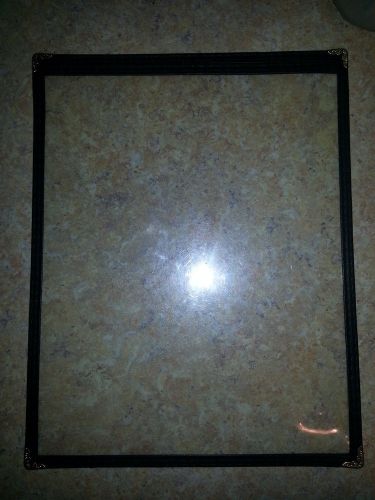 2 sided view restaurant menu cover clear 50pcs for sale